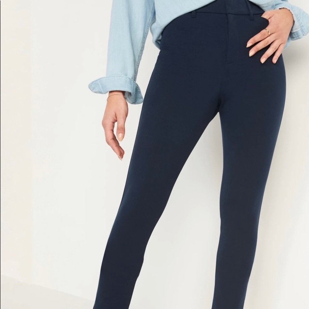 Old Navy Blue Pixie Dress Pants Size: 14